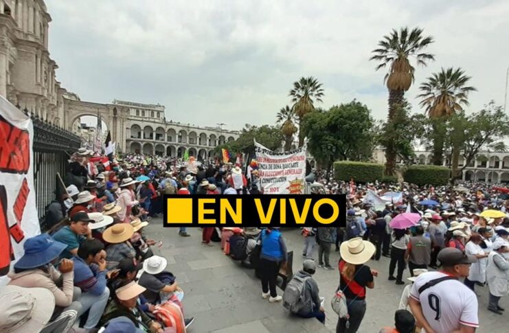 Arequipa, protestas, Dina Boluarte