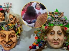 Ayacucho: jalón de pelo a Dina Boluarte gana el primer puesto en concurso de máscaras de Huamanga por carnavales (FOTOS)