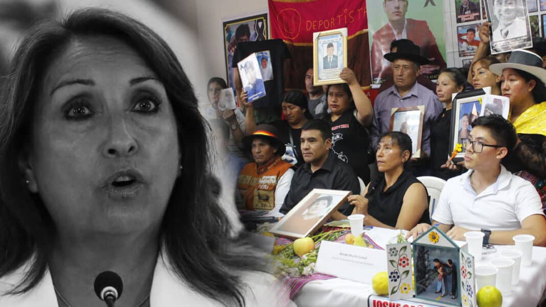 dina boluarte césar hildebrant asociación mártires madre mamá del perú aprobación coordinadora derechos humanos