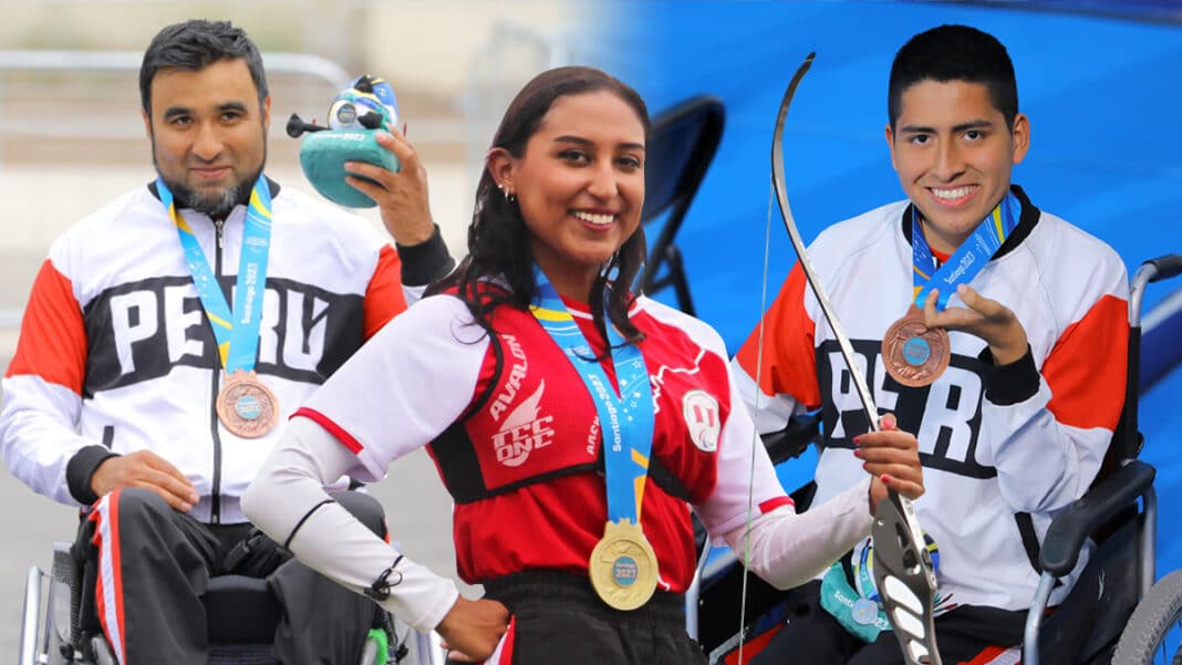 daniela campos rodrigo Santillán jorge arcela juegos paralímpicos parís 2024 perú