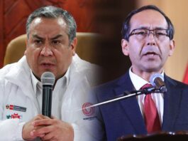 Fredy Hinojosa desmiente que gane 25 mil soles mientras Adrianzén se atribuye como único vocero de Boluarte (VIDEO)