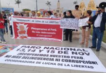 La Libertad se une al paro nacional del 13, 14 y 15 de noviembre