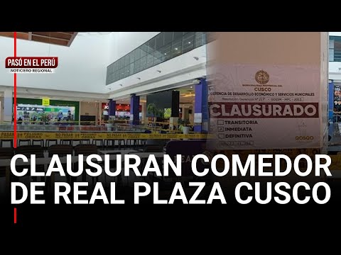 Clausuran patio de comidas del Real Plaza Cusco por riesgo estructural | Pasó en el Perú: noticiero (VIDEO)