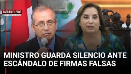 Silencio sobre escándalo de firmas falsas que salpica a hermano de Dina | Pasó en el Perú (VIDEO)