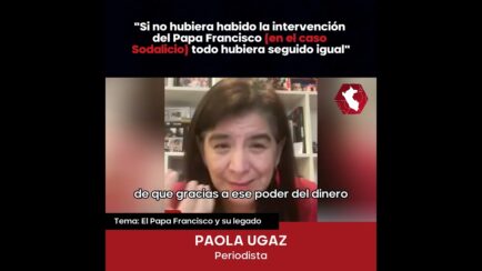 “Si no fuera por él, estaríamos en la cárcel”: Ugaz destaca el apoyo del Papa contra el Sodalicio (VIDEO)