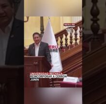 Junín: Vladimir Cerrón no será reincorporado como docente universitario, según Informe legal (VIDEO)