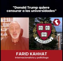 HARVARD BAJO ATAQUE: Farid Kahhat explica las razones detrás del veto a estudiantes extranjeros (VIDEO)