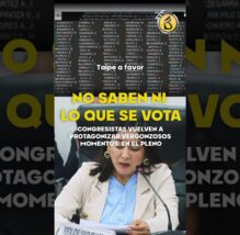 ¡DIGNO DE MEME! | Congresista aprueba nuevo viaje de Dina por error: no sabía cuál era el tema (VIDEO)