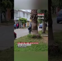 Ayacucho: Largas colas en el JNE por cierre de plazo para renunciar a partidos | PASÓ EN EL PERÚ (VIDEO)