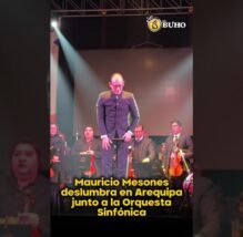 SHOW MEMORABLE: Mauricio Mesones fusionó la cumbia con la Orquesta Sinfónica de Arequipa (VIDEO)