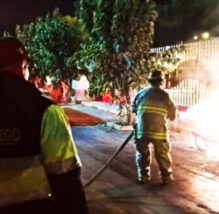 Arequipa, moto quemada, venezolanos