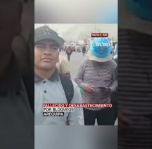 Arequipa: Bloqueos de mineros informales en Arequipa provocan desabastecimiento y un fallecido (VIDEO)