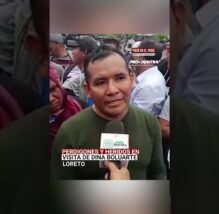 Loreto: Perdigones y heridos en visita de Dina Boluarte a Iquitos | PASÓ EN EL PERÚ (VIDEO)