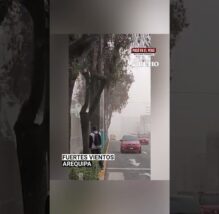 Arequipa: Arequipa enfrentó vientos de hasta 50 kilómetros por hora | PASÓ EN EL PERÚ (VIDEO)