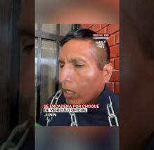 Junín: Agricultor se encadena en gobierno regional para exigir pago de daños por choque de camioneta (VIDEO)