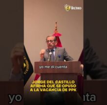 SE DESMARCA DE LA ACTUAL CRISIS | Jorge del Castillo afirma que nunca respaldó la vacancia de PPK (VIDEO)