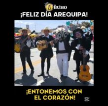 ¡FELIZ DÍA, AREQUIPA!  | El Búho saluda a la Ciudad Blanca en sus 485 años #arequipa #arequipa_peru (VIDEO)