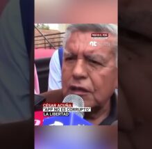 La Libertad: Acuña sobre presuntos testaferros en obras del Gobierno Regional: “APP no es corrupto” (VIDEO)