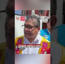 Ministro de Justicia defiende en Huancayo amnistía para militares implicados en violaciones a derech (VIDEO)