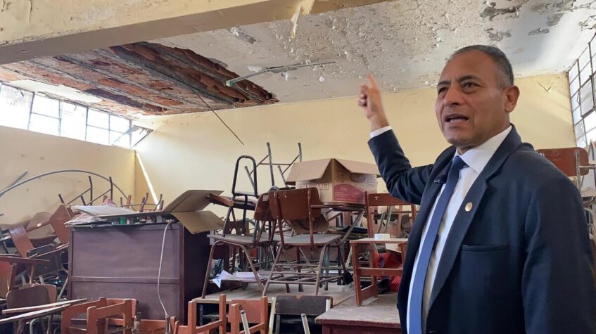 Colegio colpasa en Arequipa