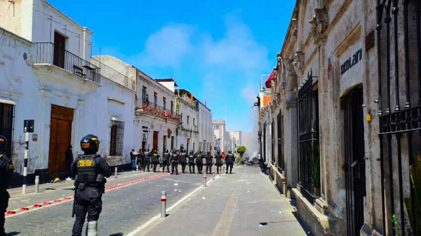 Arequipa, desalojo, Imperio