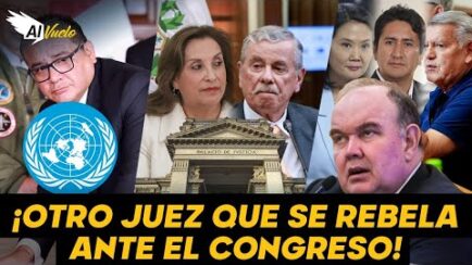 ¡OTRO JUEZ SE REBELA! | Otro juez le dice NO al Congreso y Dina y decide no aplicar ley de Amnistía (VIDEO)