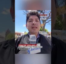 Ayacucho: Fenatep anuncia vigilancia a Boluarte por promulgación de ley de pensiones (VIDEO)