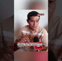 Loreto: Reforma de sistema de pensiones tendrá que ser modificada | PASÓ EN EL PERÚ (VIDEO)