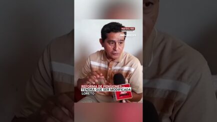 Loreto: Reforma de sistema de pensiones tendrá que ser modificada | PASÓ EN EL PERÚ (VIDEO)