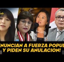 ¡QUEMEN A LA FISCAL! | Fujimoristas pegan el grito al cielo: Fiscalía pide que lo declaren ilegal (VIDEO)