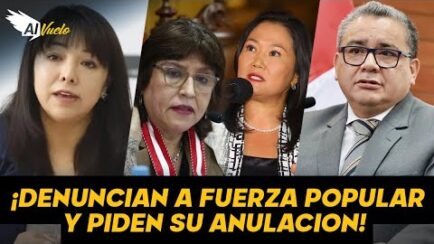 ¡QUEMEN A LA FISCAL! | Fujimoristas pegan el grito al cielo: Fiscalía pide que lo declaren ilegal (VIDEO)