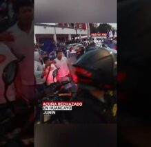 Junín: Ciudadanos de Huancayo rechazan a César Acuña, aliado del gobierno de Boluarte (VIDEO)