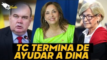 ¡UNA AYUDADITA MÁS A DINA! | TC le aclara a la Fiscalía que solo podrá pedir información 2 veces (VIDEO)