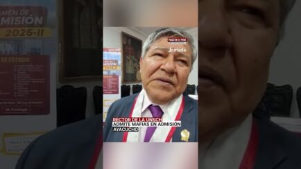 Ayacucho: Rector de la Unsch admite existencia de mafias que venden respuestas en exámenes de admisi (VIDEO)