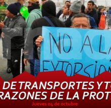 Paro de transportes y todas las razones de la protesta | AGENDA REGIONAL (VIDEO)