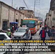 El caos reina en las calles de Arequipa (VIDEO)