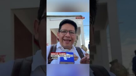 Junín: Congresista Ilich López acusa a Zósimo Cárdenas de mentir al Congreso (VIDEO)