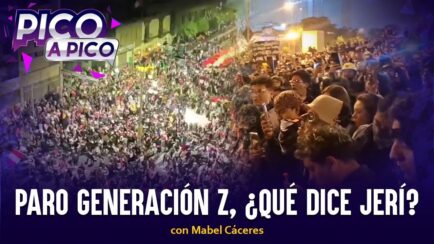 Paro Generación Z, ¿qué dice Jerí? | Pico a Pico con Mabel Cáceres (VIDEO)
