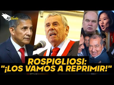 Fernando Rospigliosi anuncia que PNP reprimirá marchas a diestra y siniestra (VIDEO)