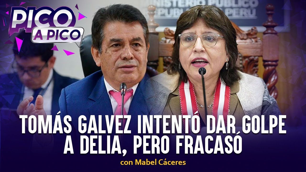 Tomás Gálvez intentó dar golpe a Delia, pero fracasó | Pico a Pico con Mabel Cáceres (VIDEO)