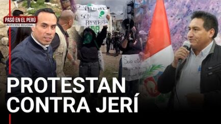 PASÓ EN EL PERÚ: Huancayo recibió a Jerí con protestas mientras anuncia supervisión de carretera (VIDEO)