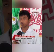 Loreto: Bicampeón loretano de judo viaja solo a Sudamericano por falta de apoyo (VIDEO)