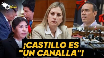 "¡CANALLA!" | Maricarmen Alva niega que le haya pedido ministerios a Castillo y anuncia querella (VIDEO)