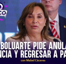 Dina Boluarte pide anular su VACANCIA y regresar a Palacio | Pico a Pico con Mabel Cáceres (VIDEO)