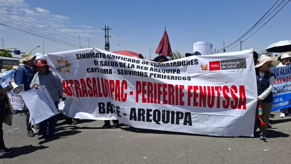 “La culpa es del Minsa”: GRA deslinda responsabilidad por paro de trabajadores de salud en Arequipa