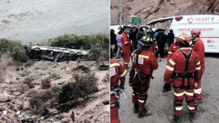 Arequipa, bus Llamosas