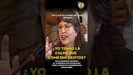 Delia Espinoza enfrenta al Congreso por DENUNCIAR DOBLE SUELDO de congresistas militares (VIDEO)