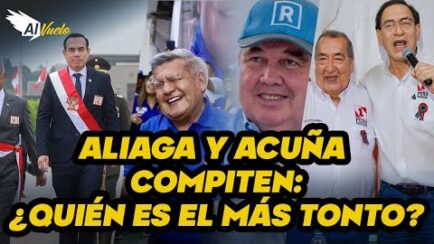 VERGONZOSO | Aliaga y Acuña se insultan de todo: desde “el peor alcalde de Lima” hasta “parásito” (VIDEO)