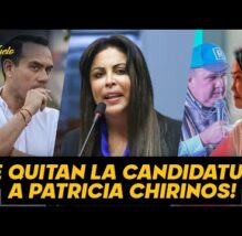 ¡SACARON A PATTY! | JEE saca a Patty Chirinos de las elecciones por jugada irregular interna (VIDEO)