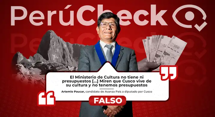 Es falso que la Dirección Desconcentrada de Cultura Cusco no tenga presupuesto
